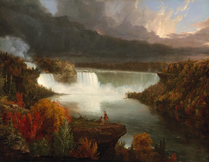 Thomas Cole, Distant View of Niagara Falls