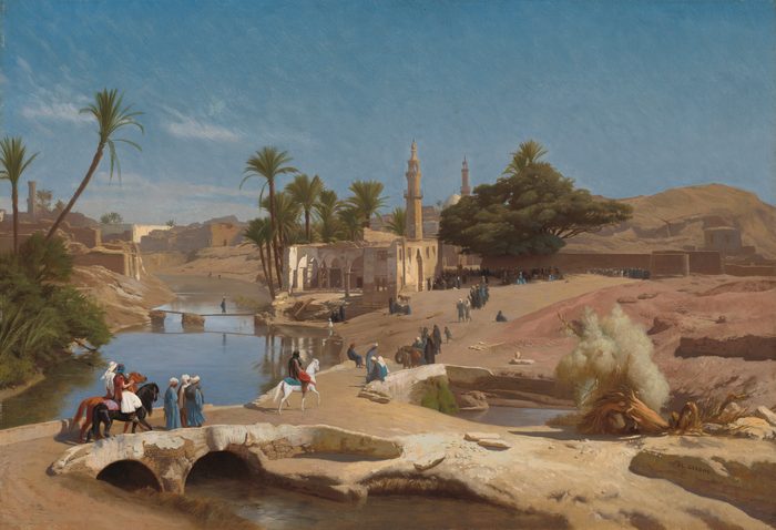 Jean-Léon Gérôme, View of Medinet El-Fayoum