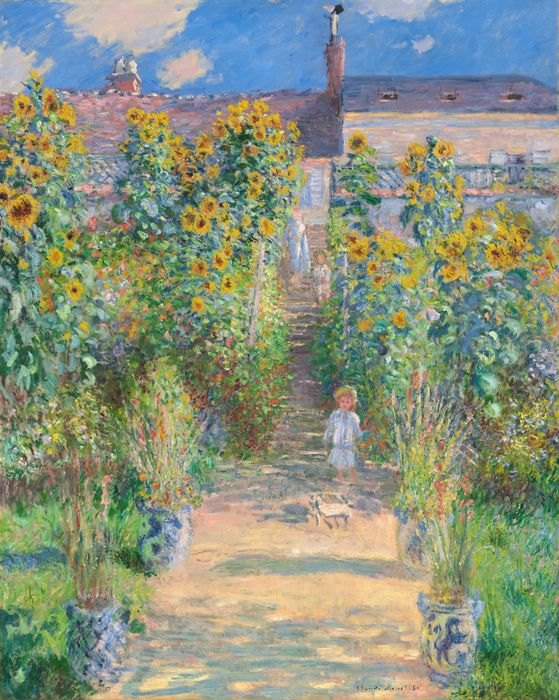 Claude Monet, The Artist’s Garden at Vétheuil